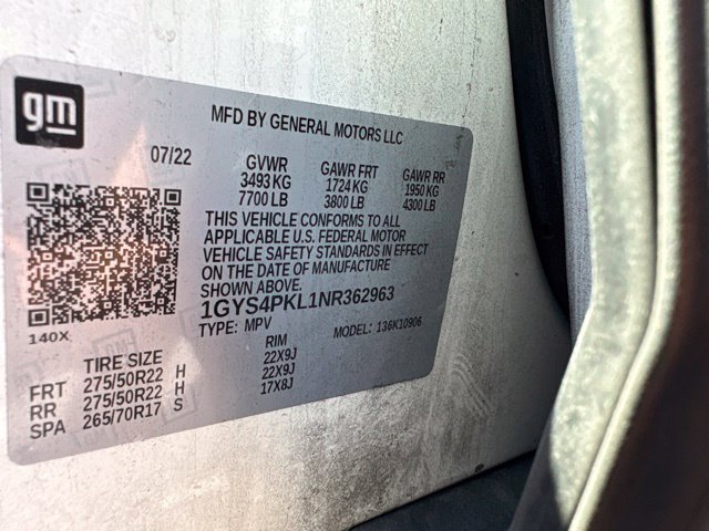 Used 2022 Cadillac Escalade ESV Sport w/ Touring Package AWD/4WD image 3