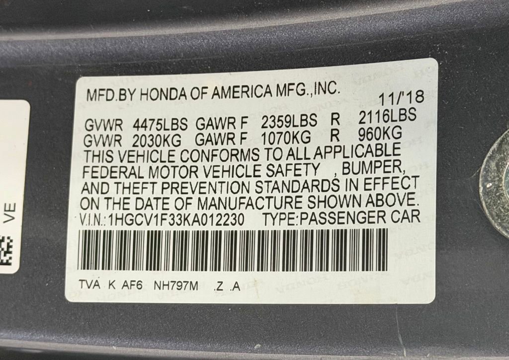 Used 2019 Honda Accord Sport image 27