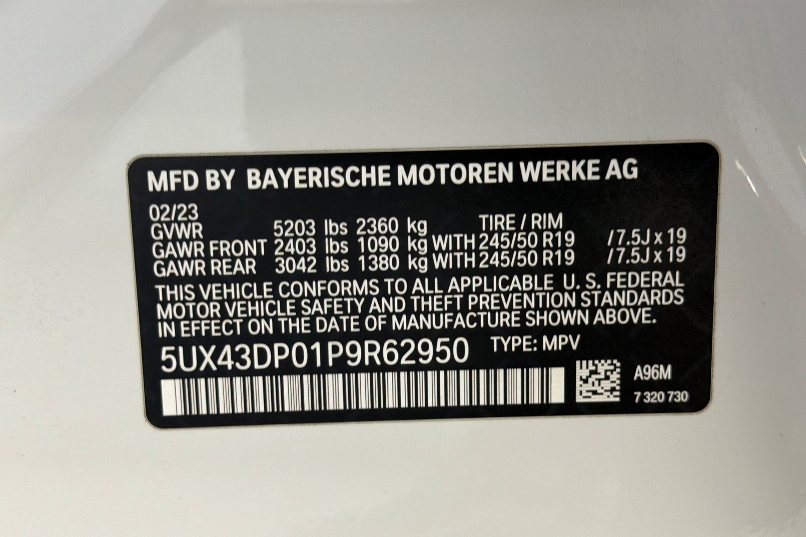 Certified 2023 BMW X3 sDrive30i w/ Convenience Package RWD image 36