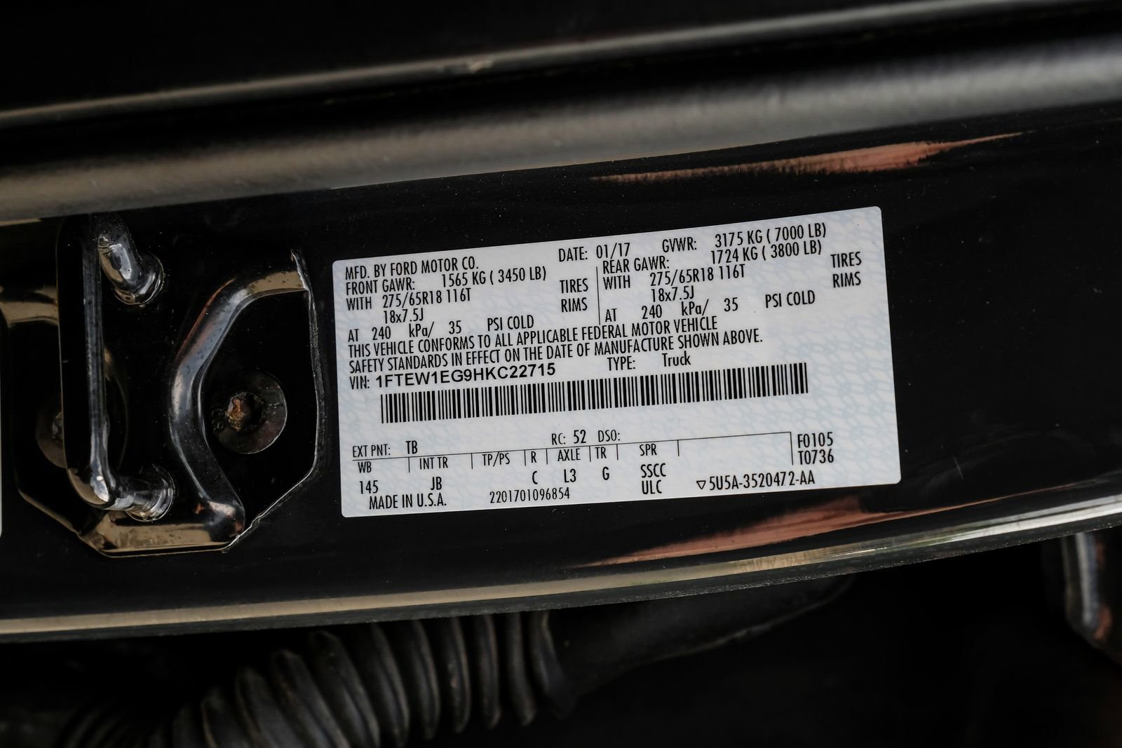 Used 2017 Ford F150 XLT w/ Equipment Group 302A Luxury AWD/4WD image 63