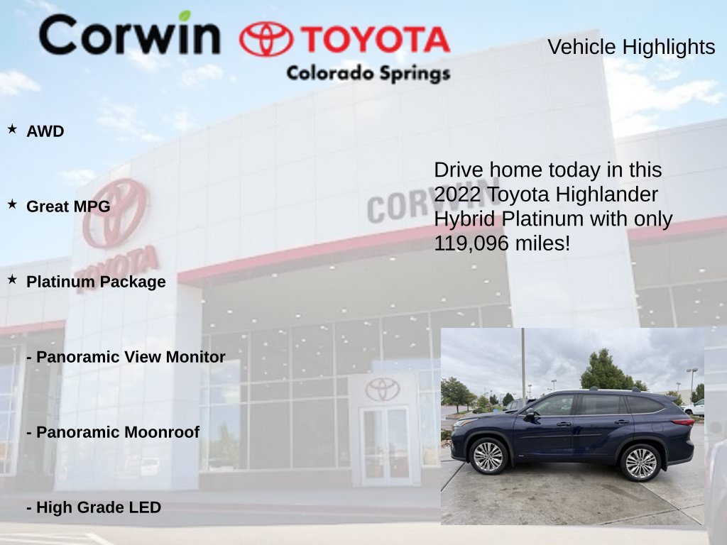 Used 2022 Toyota Highlander Platinum AWD/4WD image 6