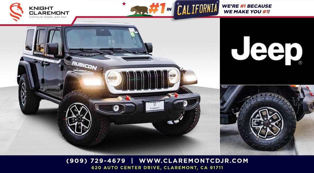 New 2026 Jeep Wrangler Unlimited Rubicon w/ Whitecap Package AWD/4WD 360° Tour