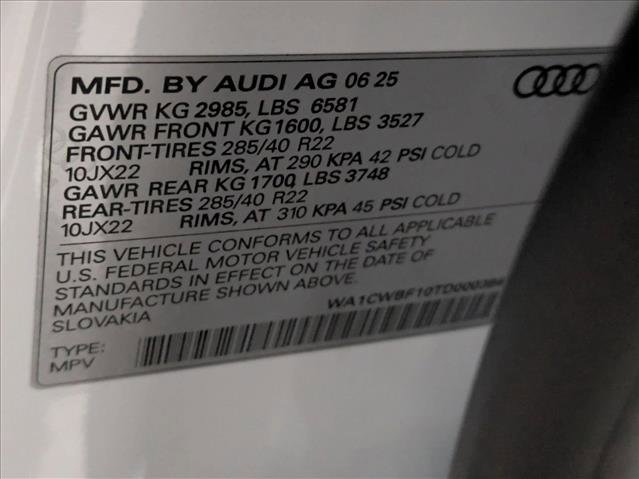 New 2026 Audi SQ8 Prestige image 19