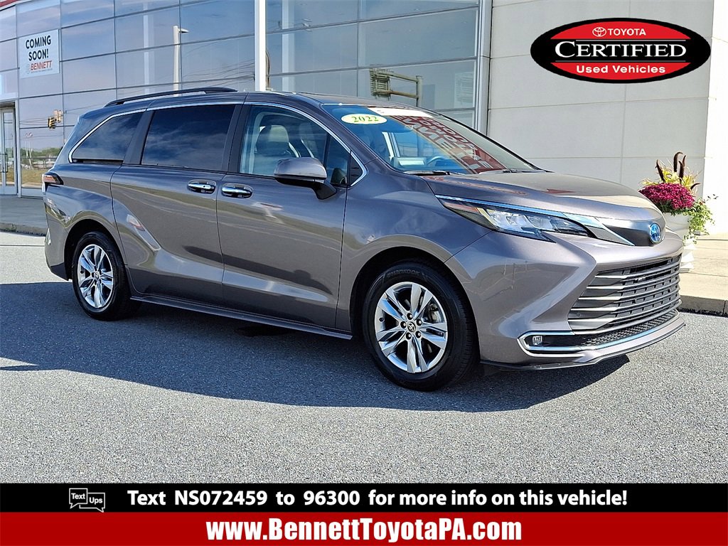 Certified 2022 Toyota Sienna XLE