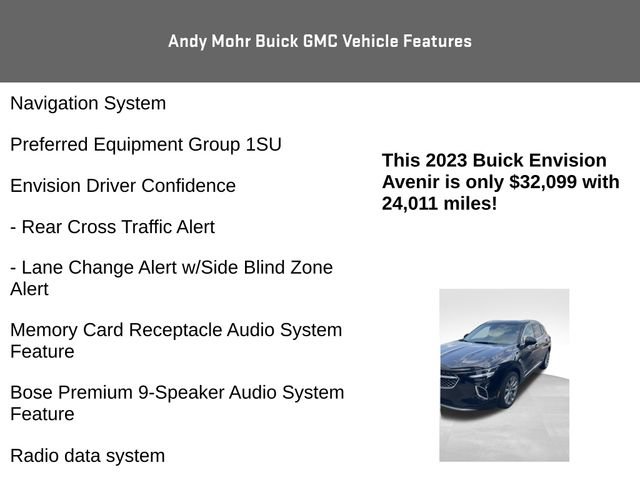 Used 2023 Buick Envision Avenir AWD/4WD image 8