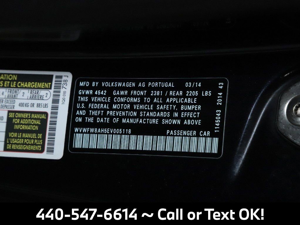 Used 2014 Volkswagen Eos Executive image 28