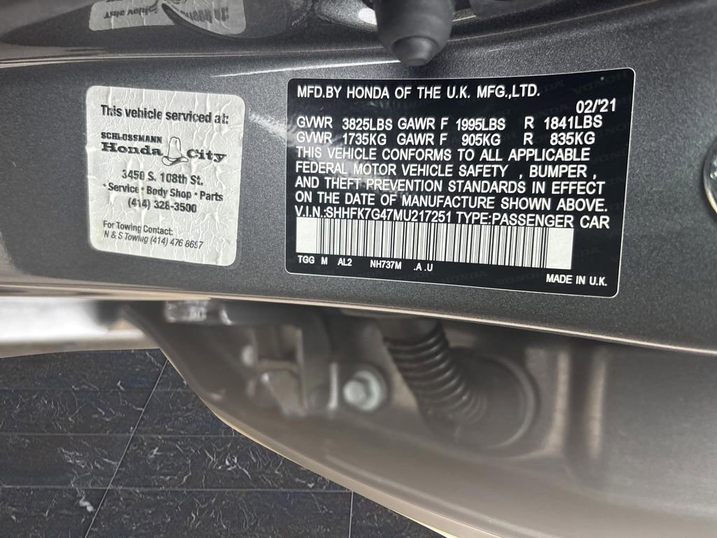 Used 2021 Honda Civic Sport image 34