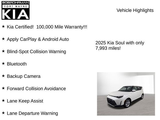 Certified 2025 Kia Soul LX image 7
