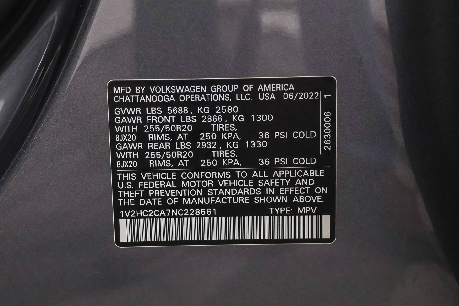 Used 2022 Volkswagen Atlas Cross Sport SE image 48