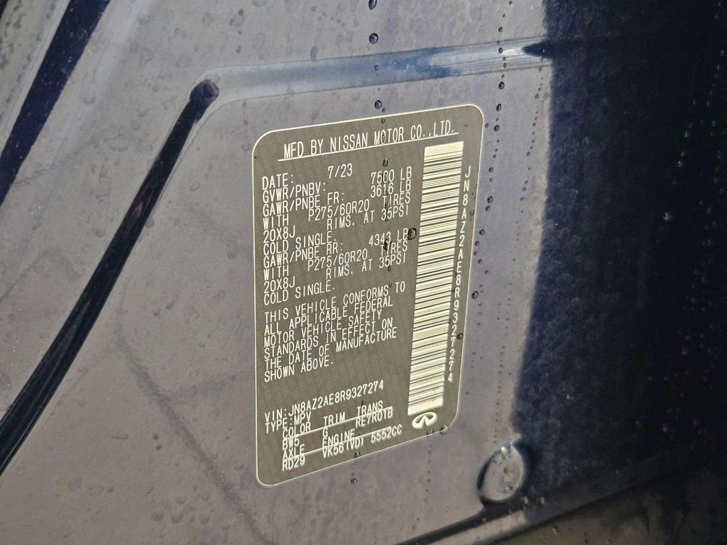 Used 2024 INFINITI QX80 Luxe image 35