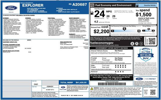 Used 2025 Ford Explorer Active RWD image 4