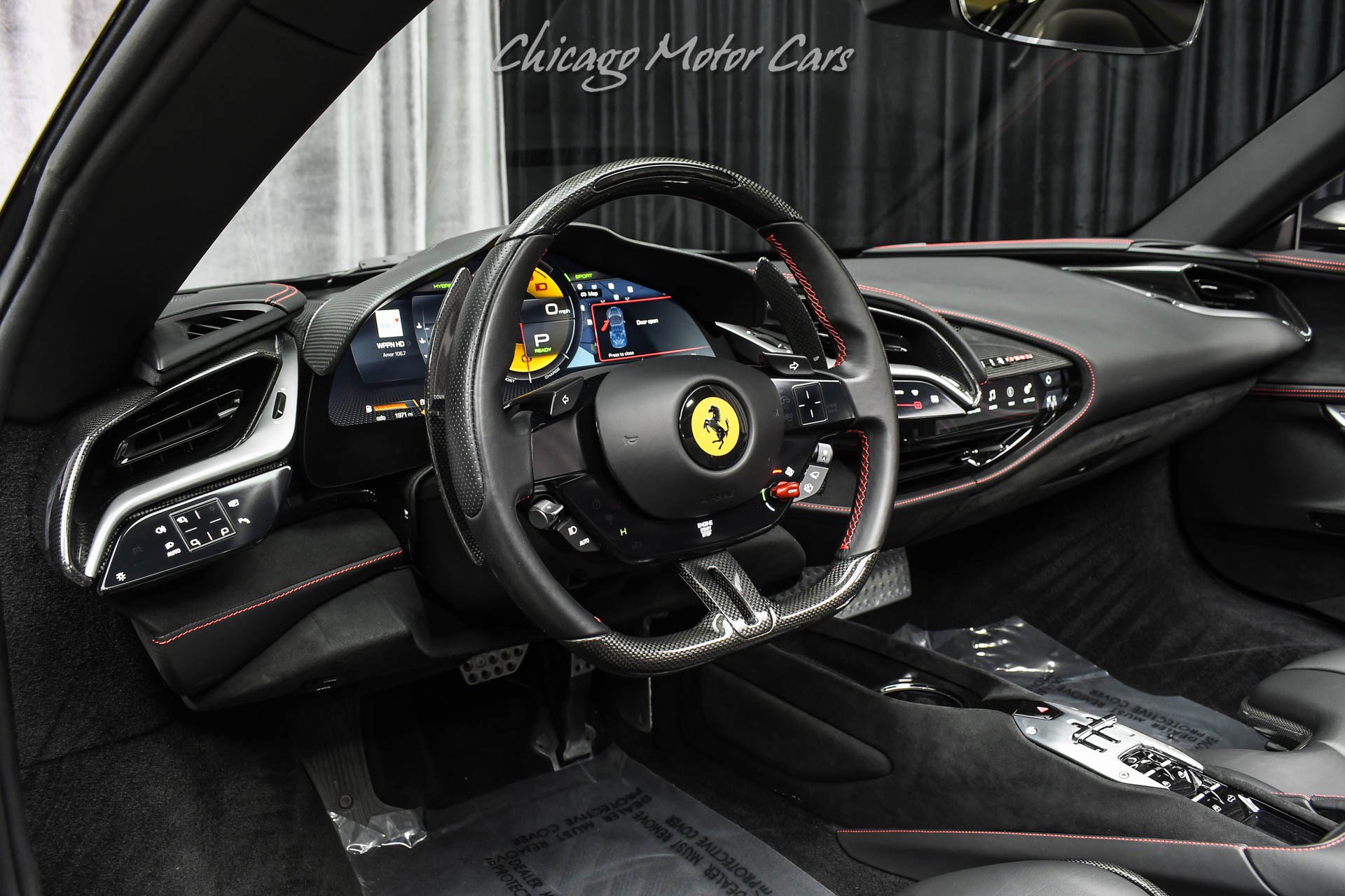 Used 2022 Ferrari SF90 Spider 1900 miles Tons of Carbon Fibe image 8