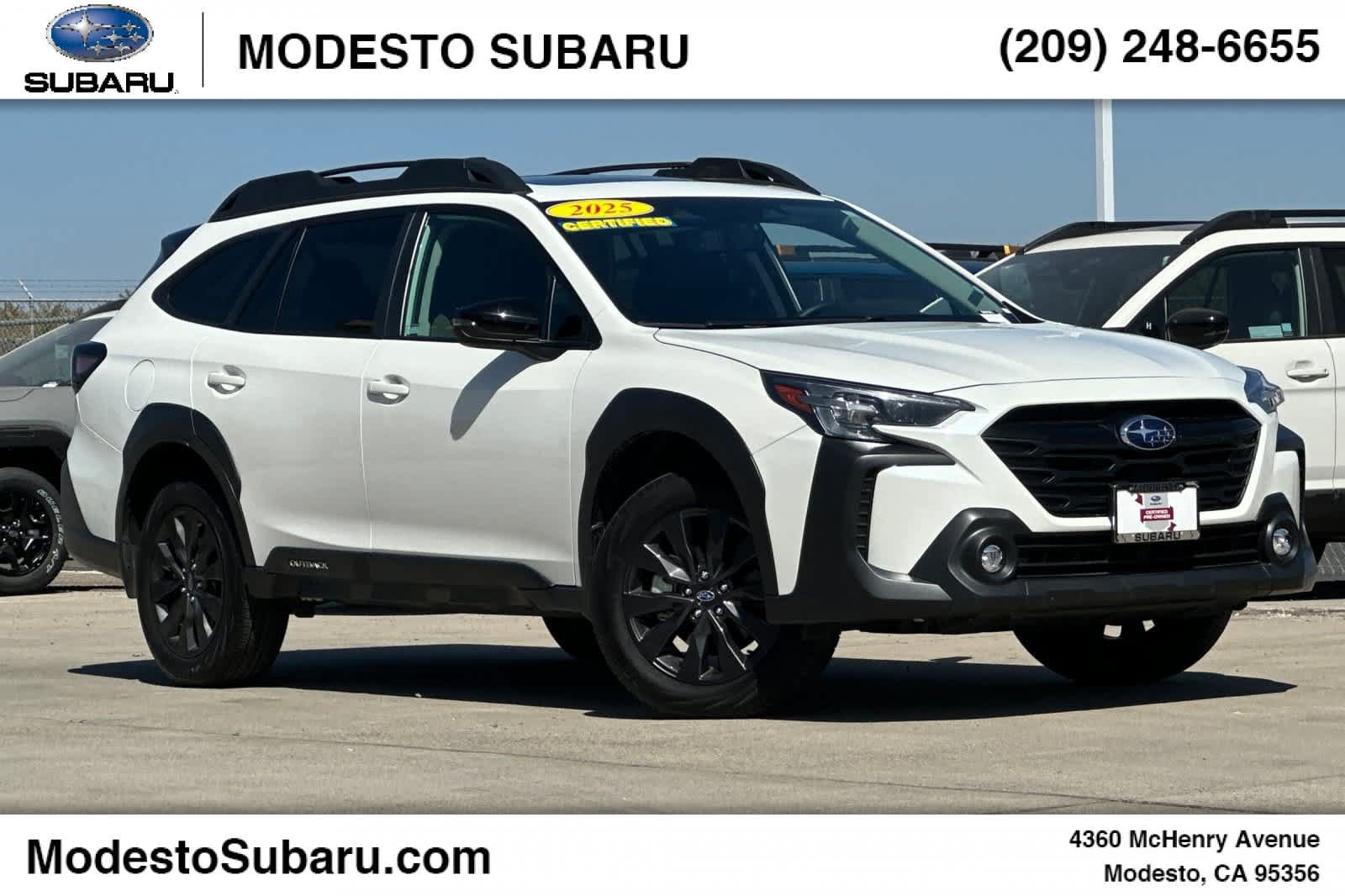 Certified 2025 Subaru Outback Onyx Edition w/ Popular Package #2