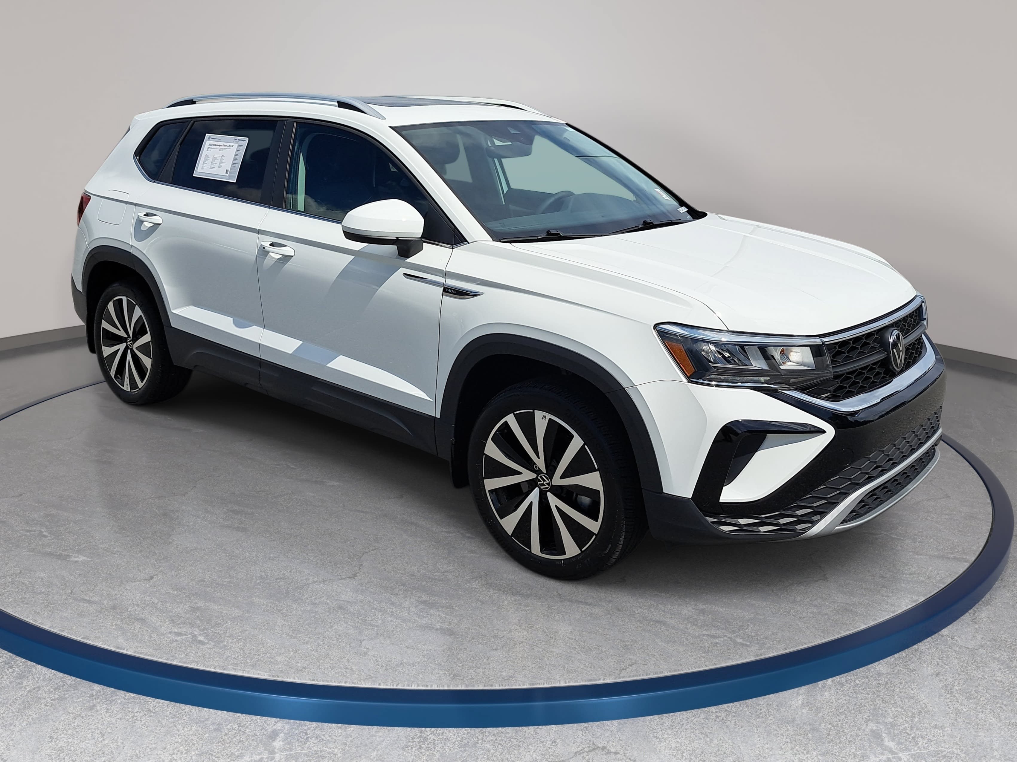 Certified 2023 Volkswagen Taos SE w/ Panoramic Sunroof Package FWD image 3