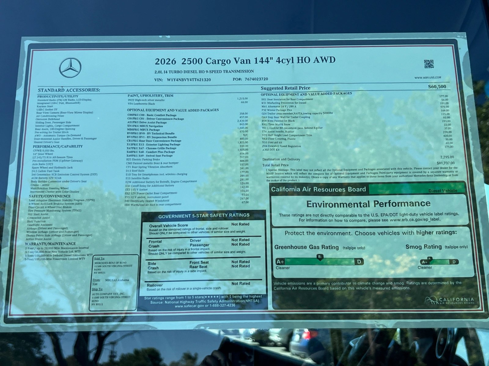 New 2026 Mercedes-Benz Sprinter 2500 image 19