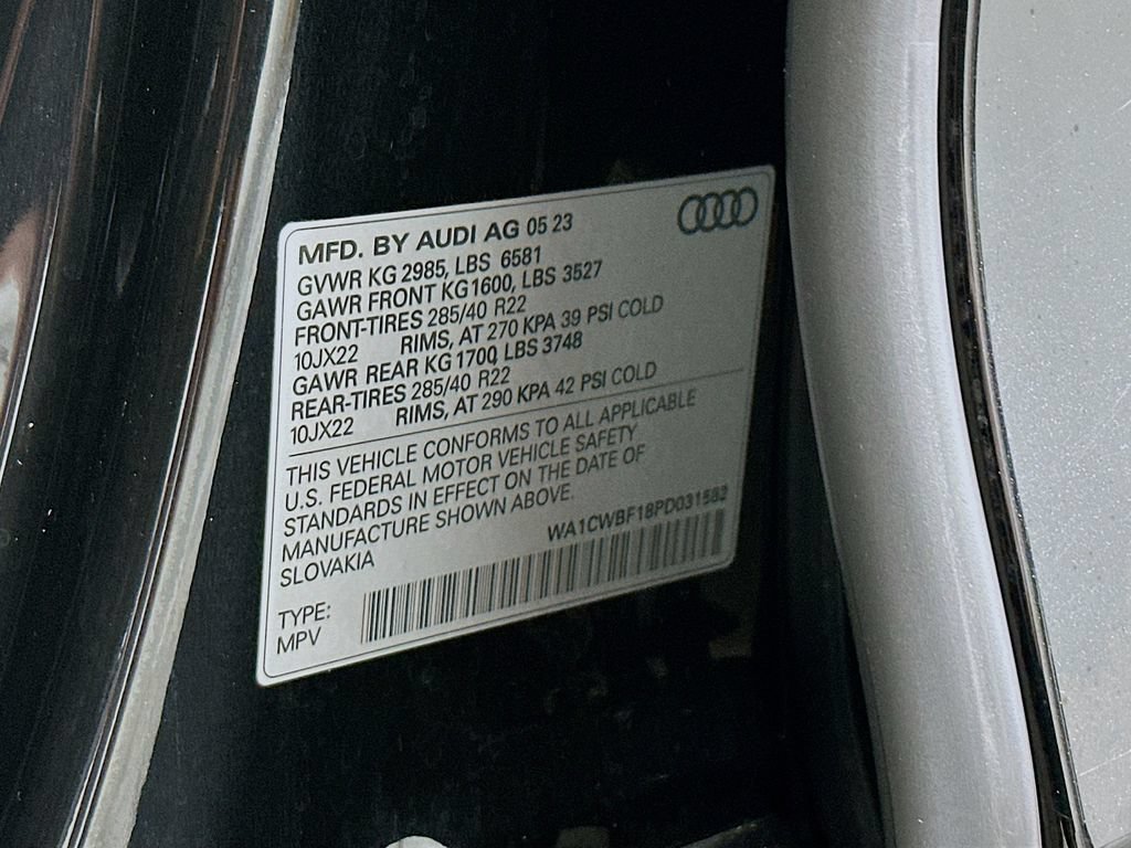 Used 2023 Audi SQ8 Prestige w/ Prestige Package AWD/4WD image 27
