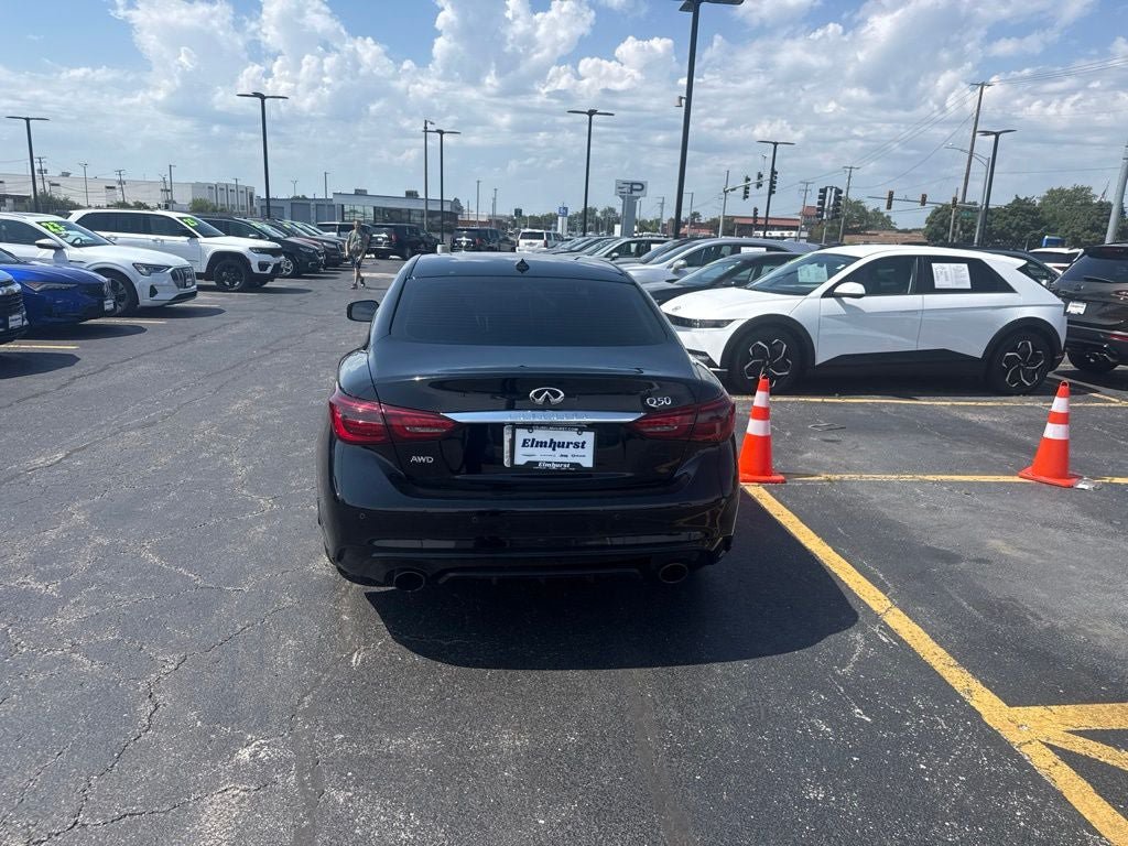 Used 2021 INFINITI Q50 Luxe w/ Cargo Package AWD/4WD image 5