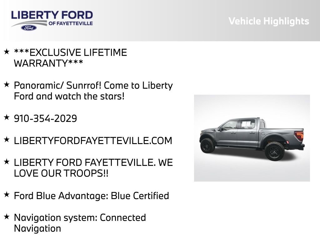 Certified 2025 Ford F150 Raptor AWD/4WD image 5