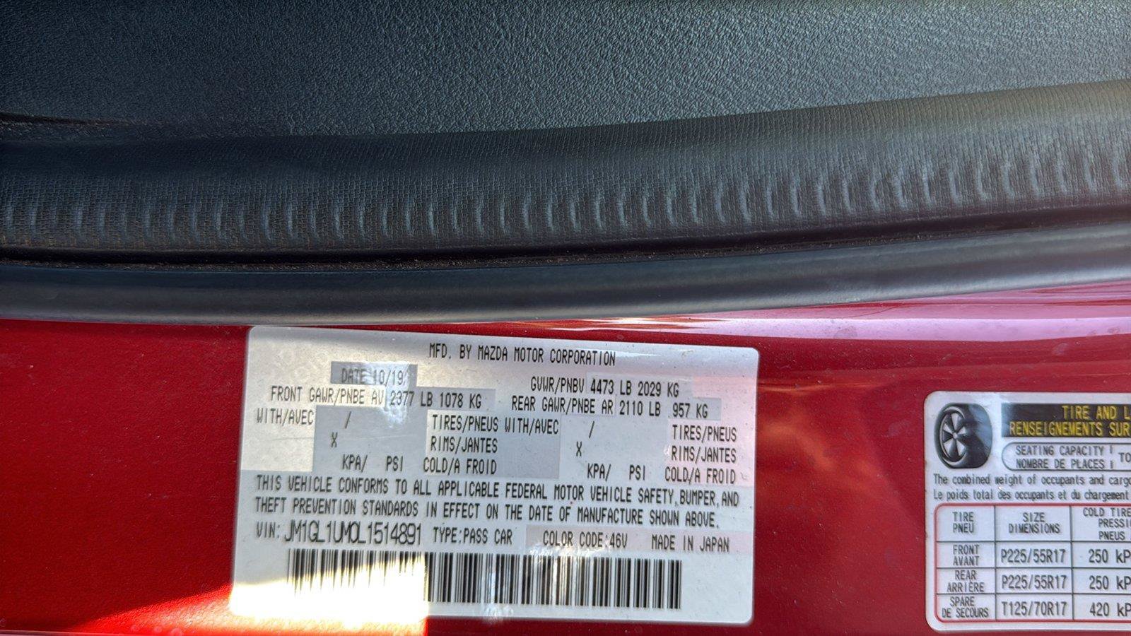 Used 2020 MAZDA MAZDA6 Sport FWD image 20