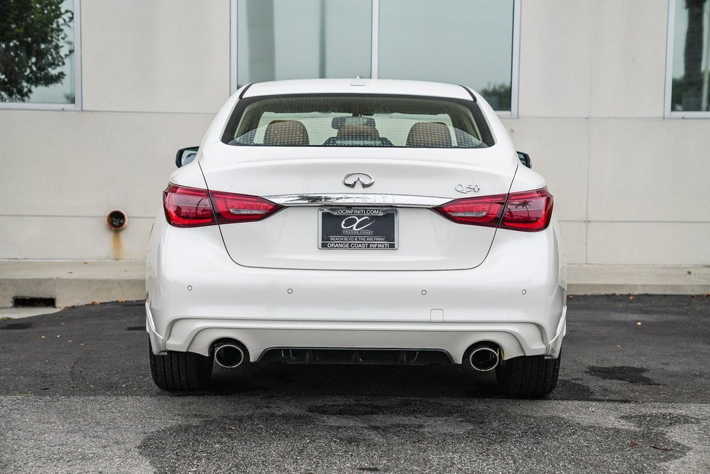 Certified 2024 INFINITI Q50 Luxe w/ Cargo Package image 5