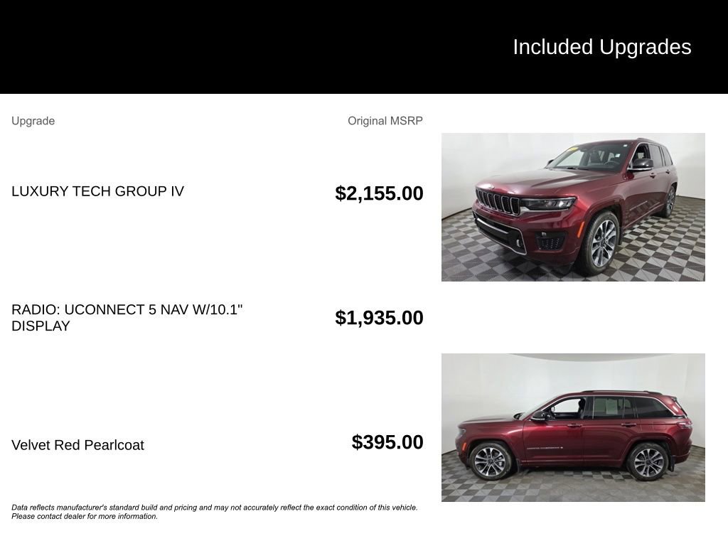 Used 2022 Jeep Grand Cherokee Overland w/ Luxury Tech Group IV image 6