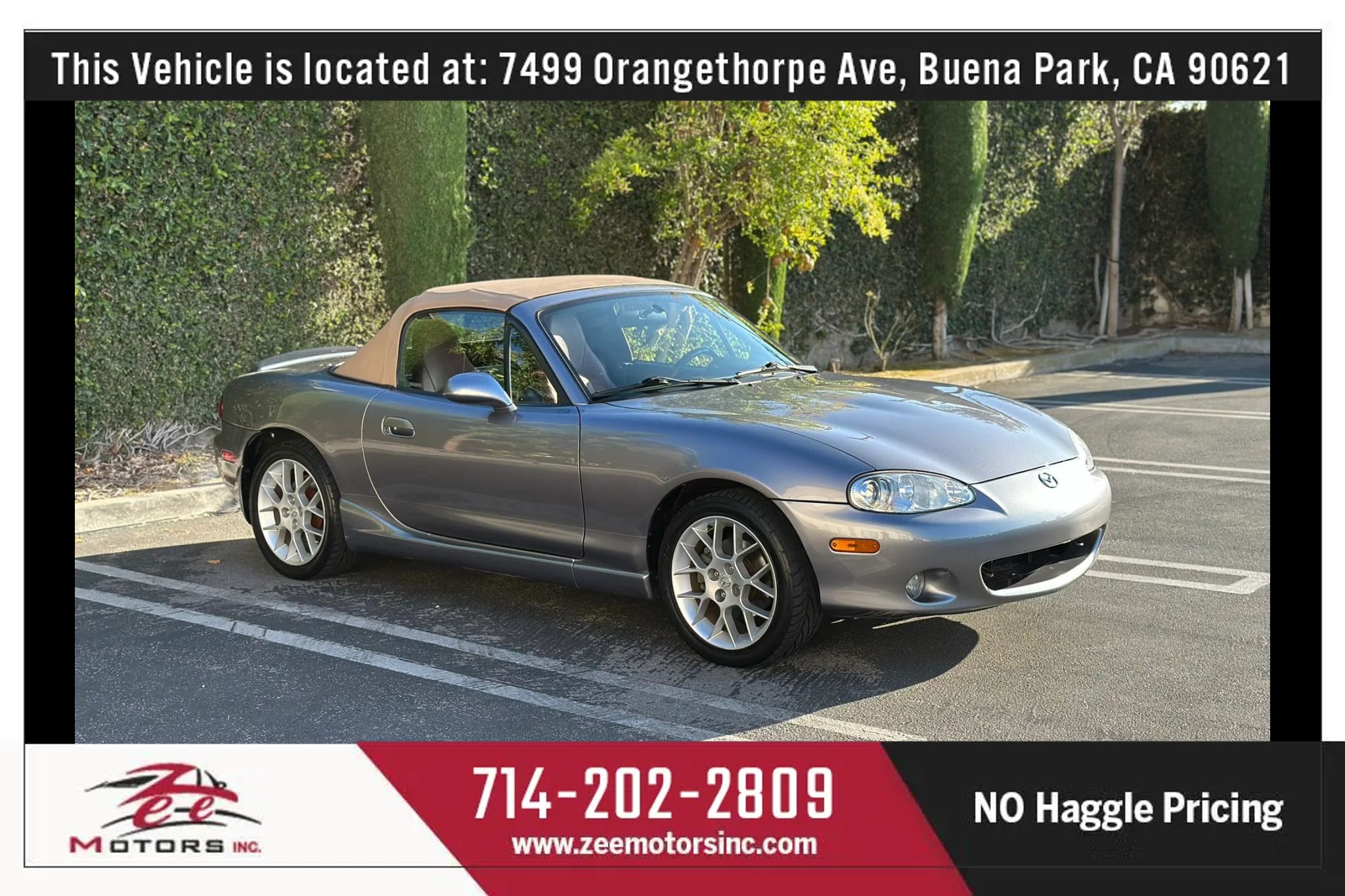 Used 2002 MAZDA MX-5 Miata SE RWD image 4