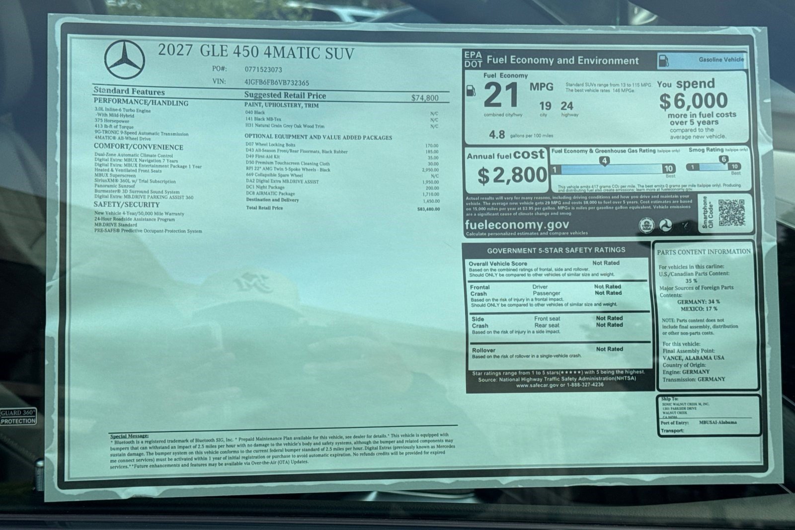 New 2027 Mercedes-Benz GLE 450 4MATIC image 29