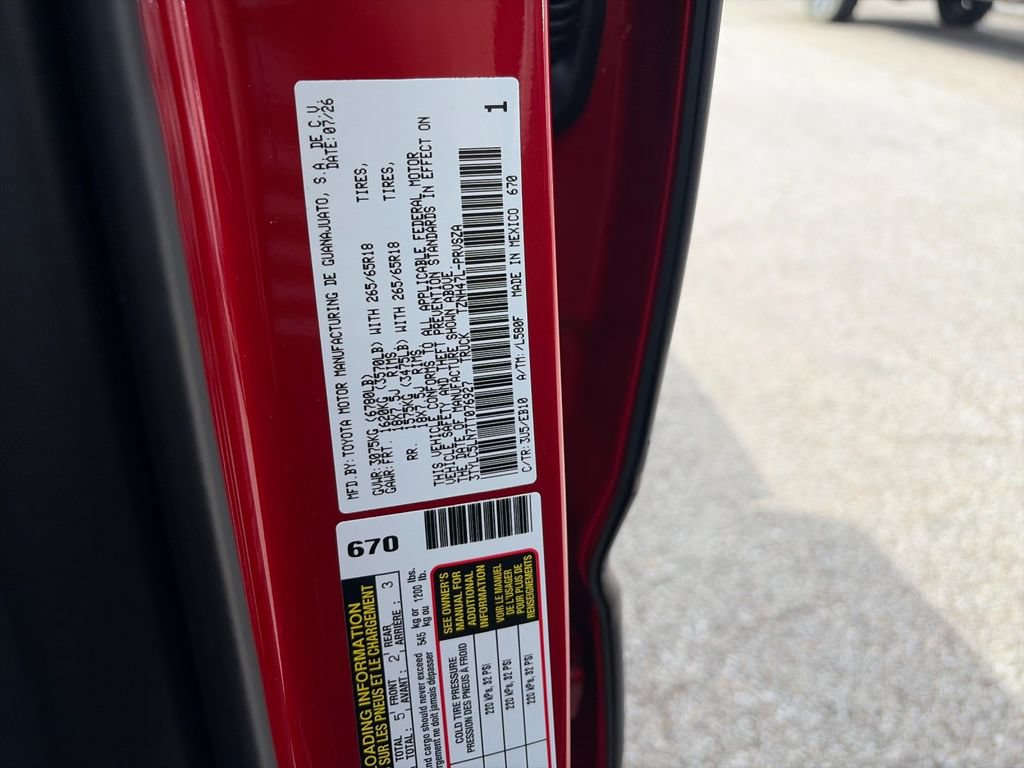 New 2026 Toyota Tacoma Limited AWD/4WD image 33