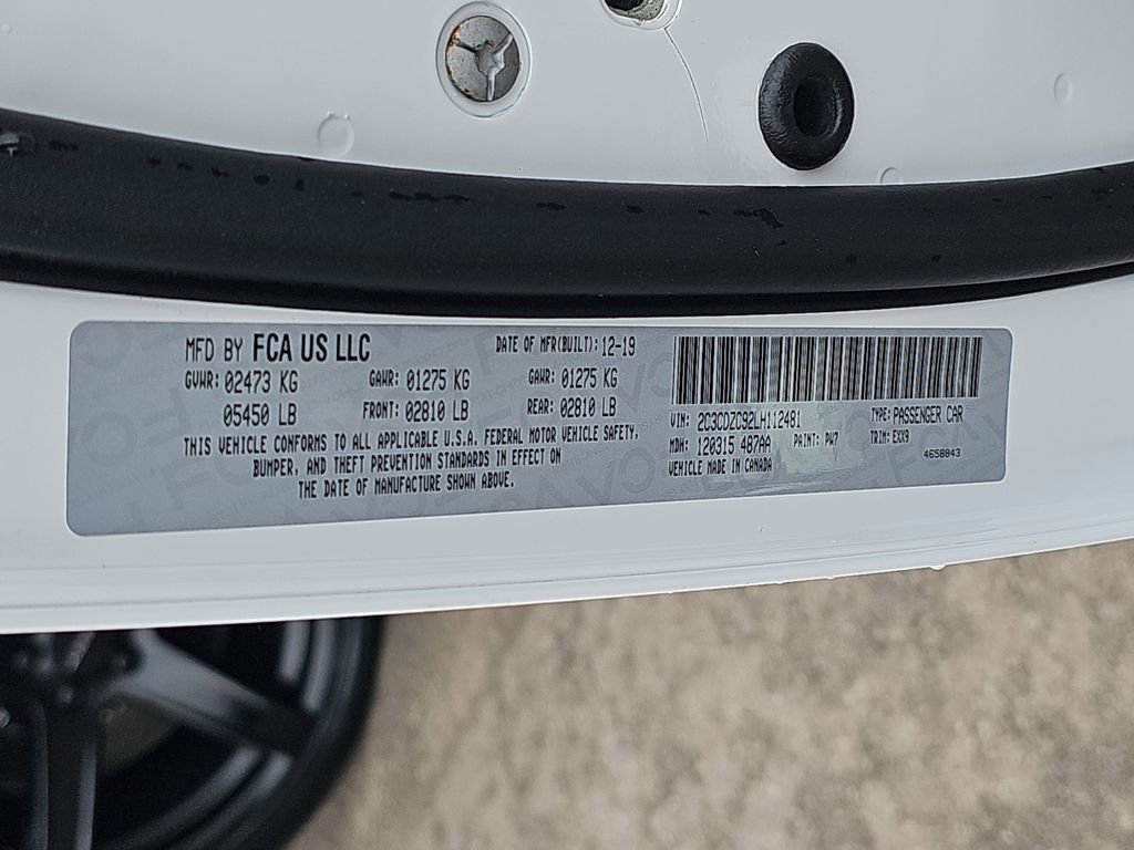 Used 2020 Dodge Challenger SRT Hellcat w/ Plus Package image 38