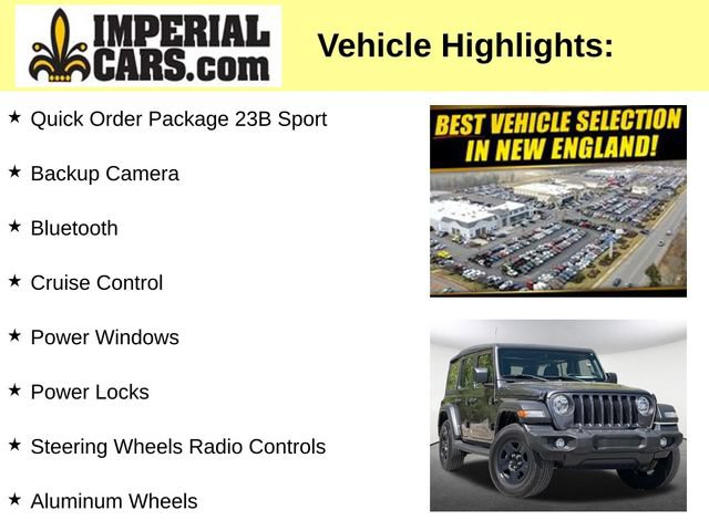 Used 2022 Jeep Wrangler Unlimited Sport AWD/4WD image 8