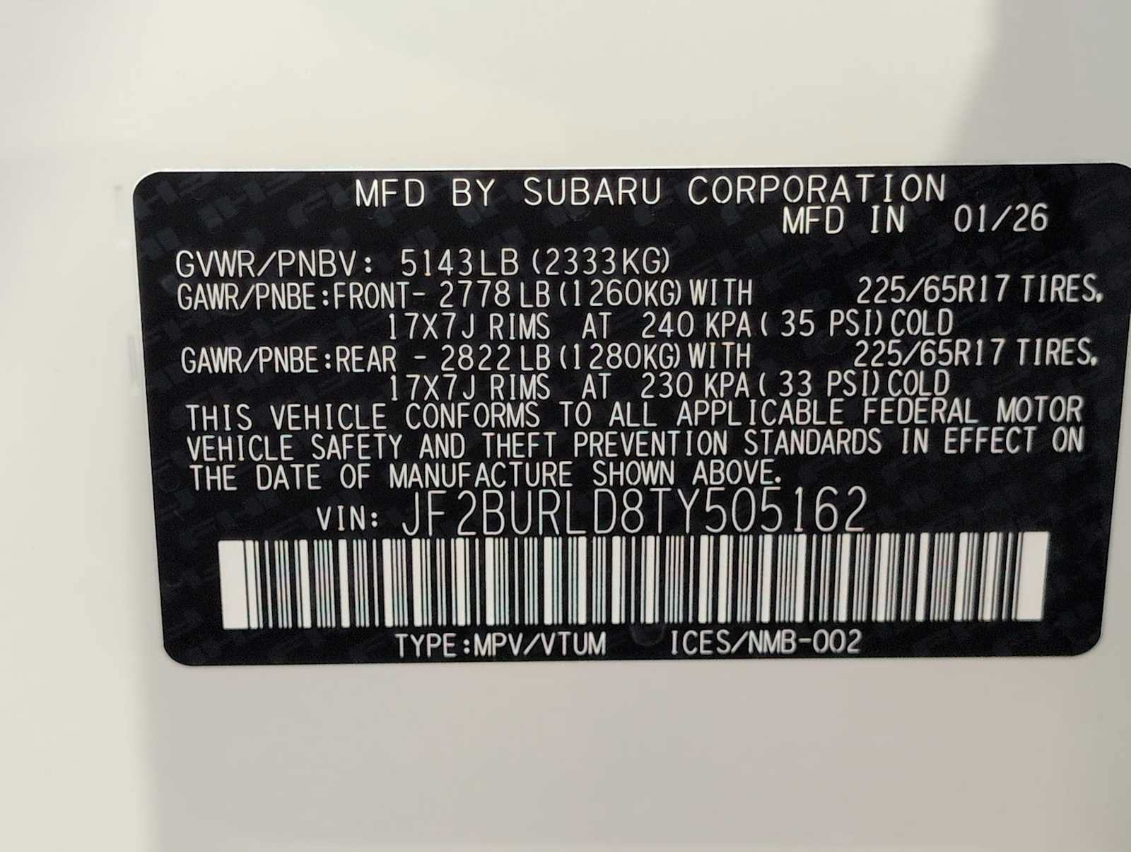 New 2026 Subaru Outback Wilderness AWD/4WD image 32