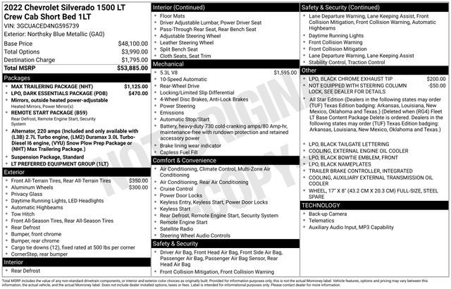 Used 2022 Chevrolet Silverado 1500 LT w/ Max Trailering Package image 4