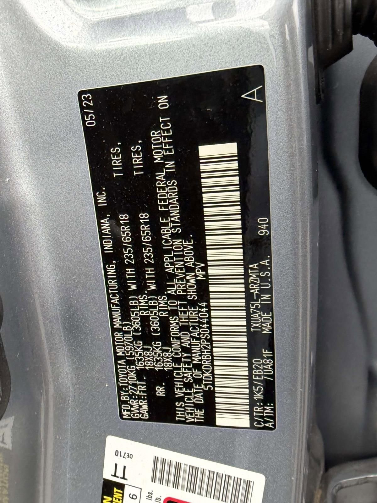 Used 2023 Toyota Highlander XLE image 19