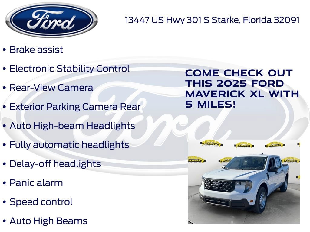 New 2025 Ford Maverick XL w/ Equipment Group 102A image 25