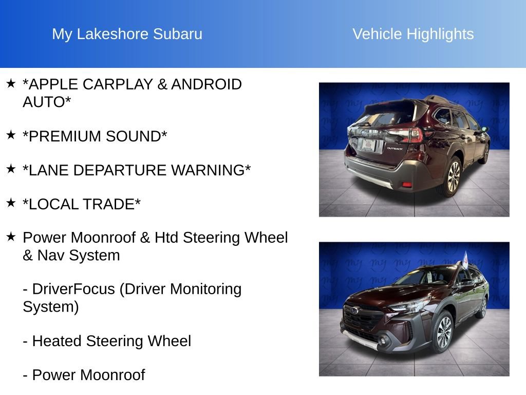 Certified 2024 Subaru Outback Limited AWD/4WD image 7