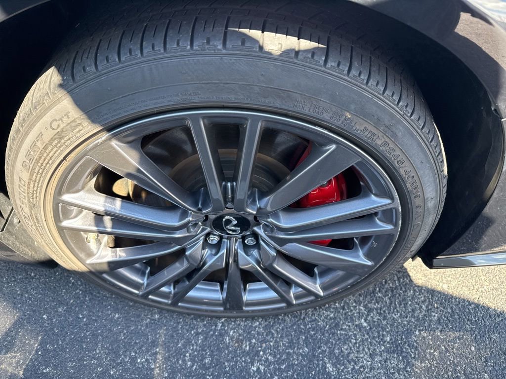 Used 2023 INFINITI Q50 Red Sport 400 w/ Black Opal Edition image 4