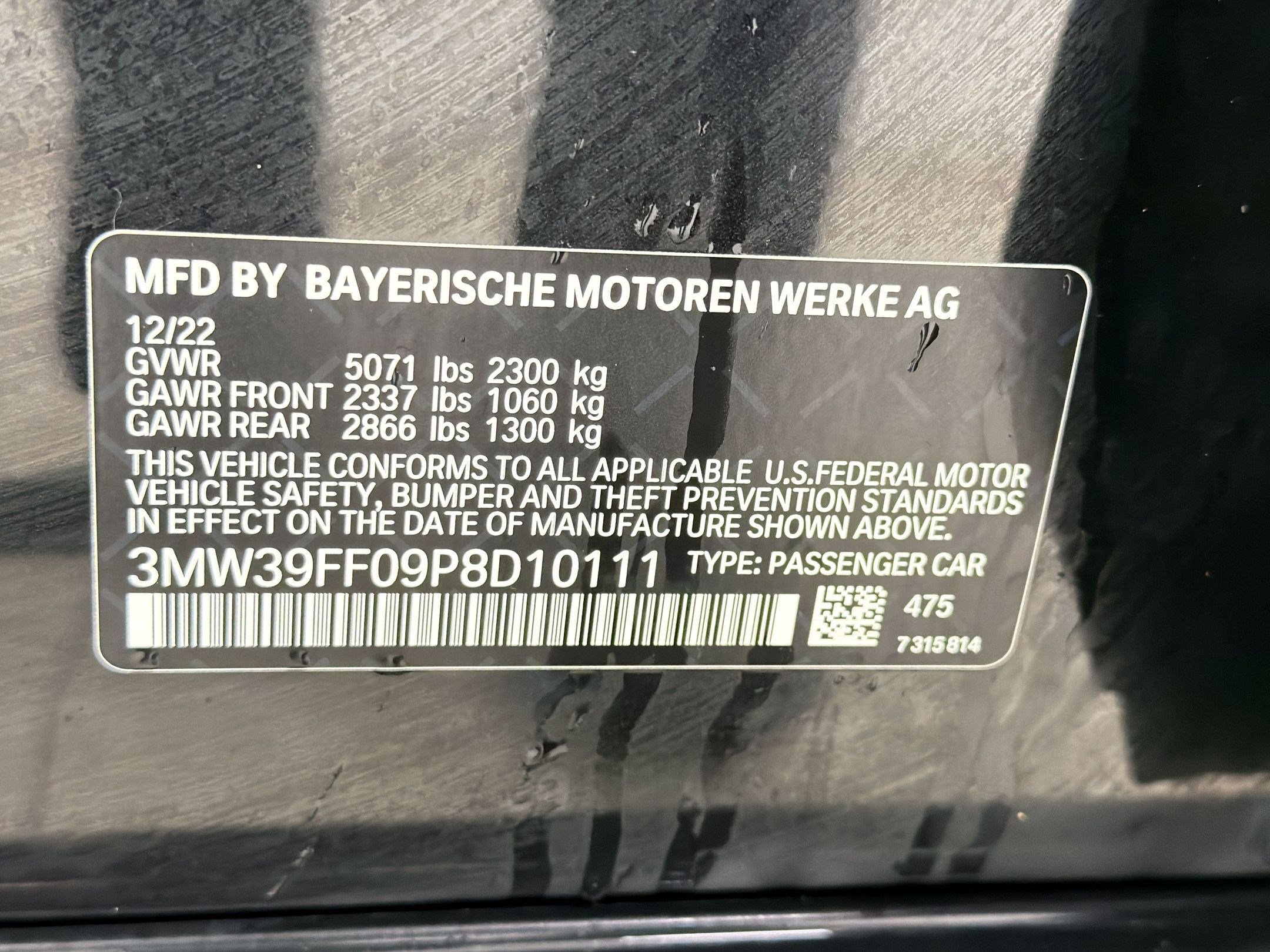 Used 2023 BMW 330e w/ Convenience Package RWD image 19