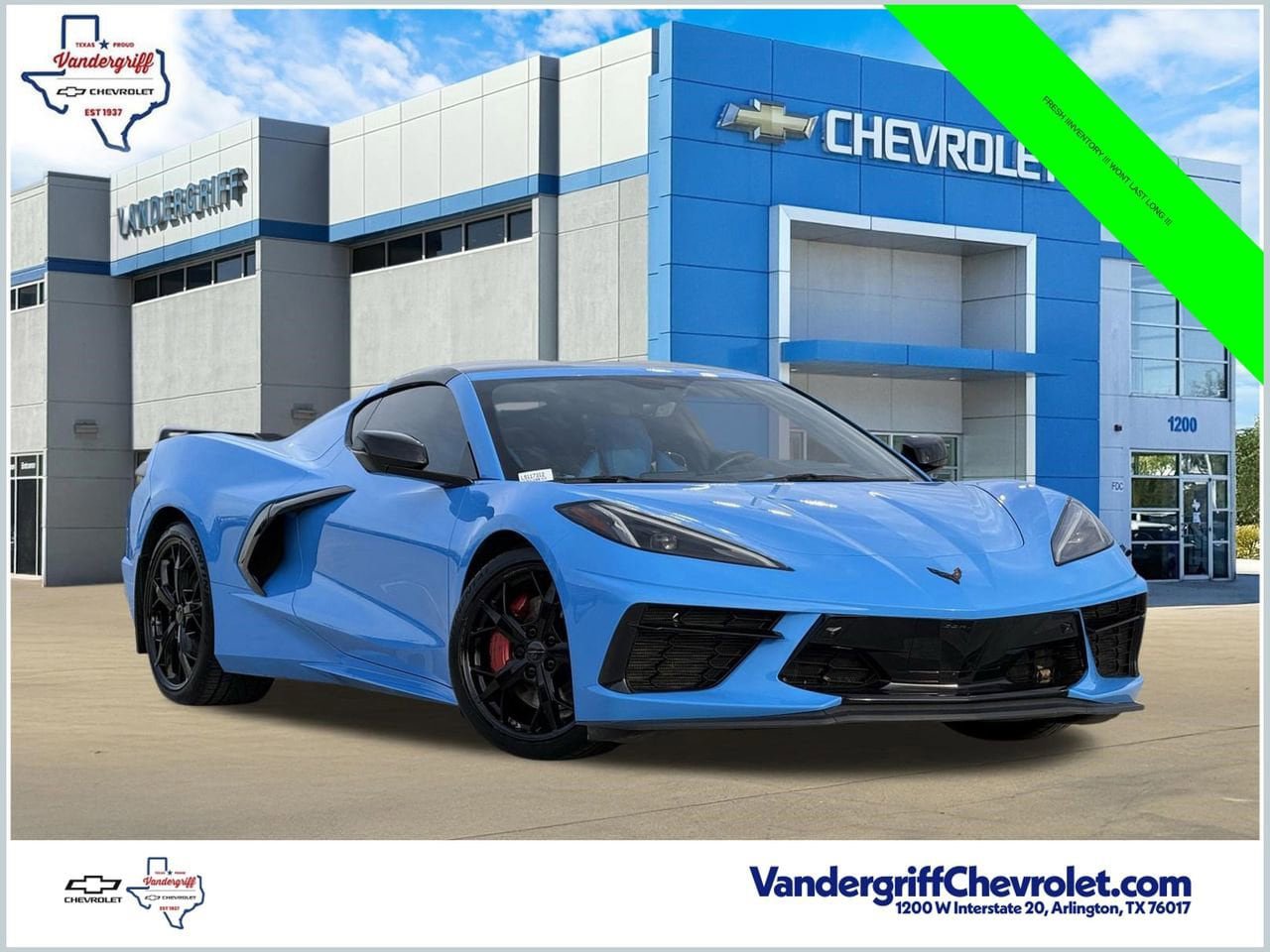 Used 2020 Chevrolet Corvette Stingray Premium Cpe w/ 3LT Preferred Equipment Group RWD image 1