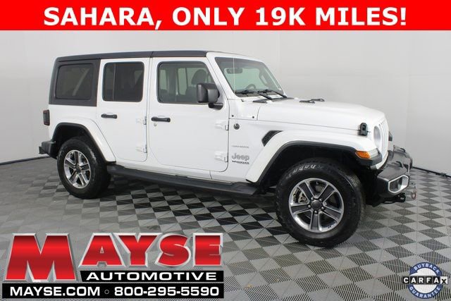 Used 2020 Jeep Wrangler Unlimited Sahara image 1