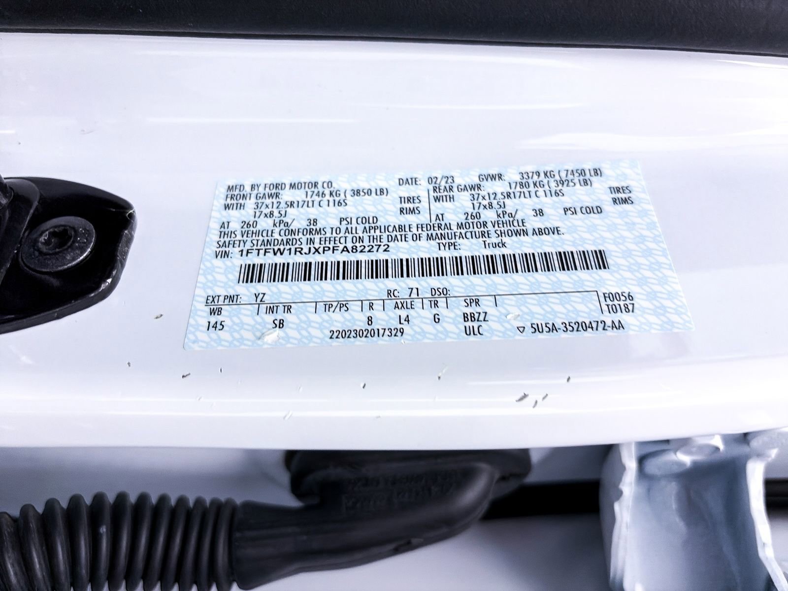 Used 2023 Ford F150 Raptor w/ Equipment Group 802A Raptor R AWD/4WD image 45