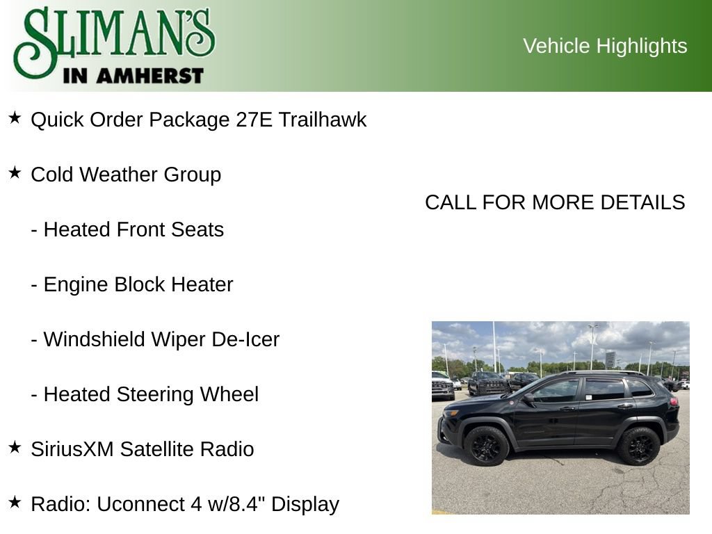 Used 2019 Jeep Cherokee Trailhawk w/ Cold Weather Group AWD/4WD image 7