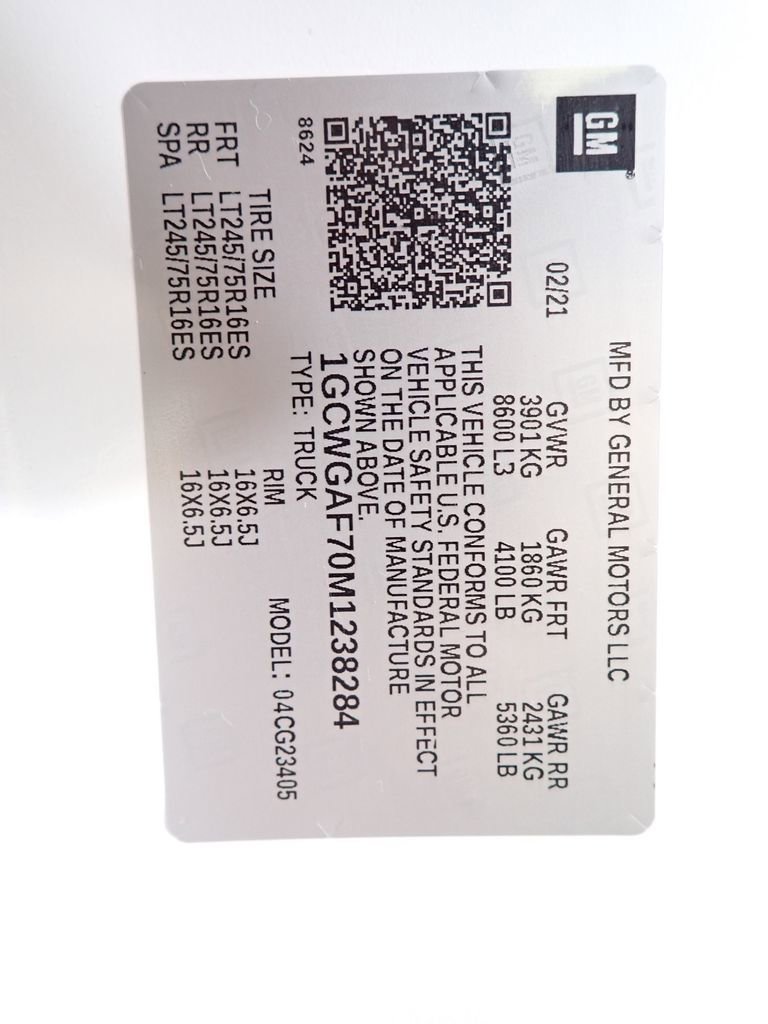 Used 2021 Chevrolet Express 2500 w/ Driver Convenience Package image 35