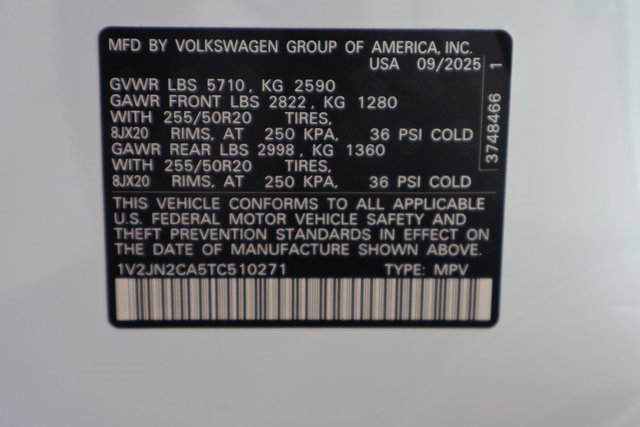 New 2026 Volkswagen Atlas SE image 26