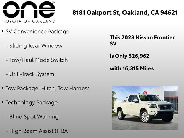 Used 2023 Nissan Frontier SV w/ SV Convenience Package image 17