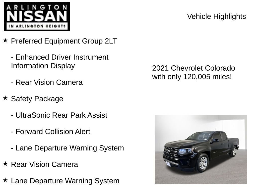 Used 2021 Chevrolet Colorado LT w/ Fleet Safety Package RWD image 7