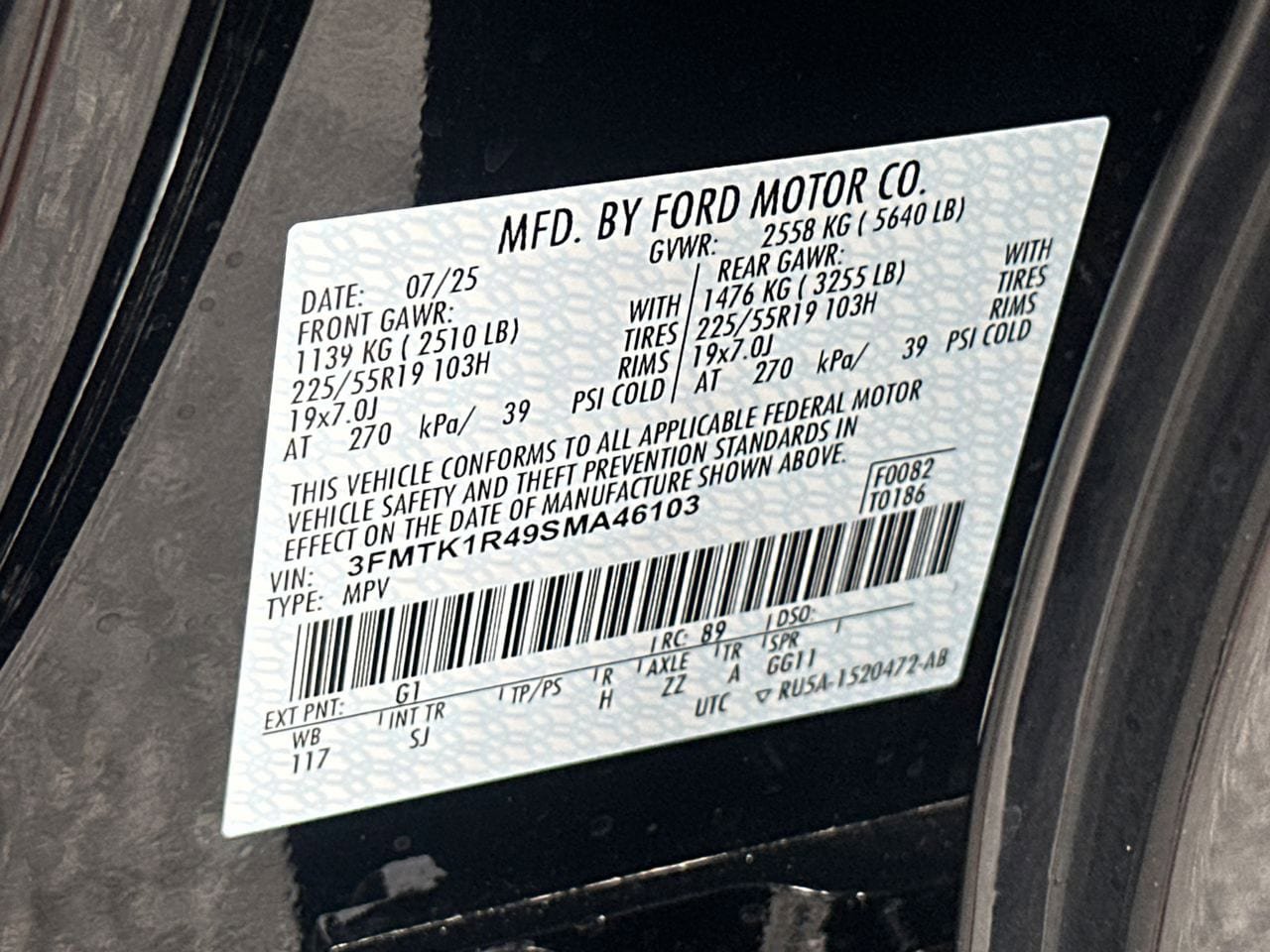 Certified 2025 Ford Mustang Mach-E Select w/ Comfort Package Lite RWD image 35