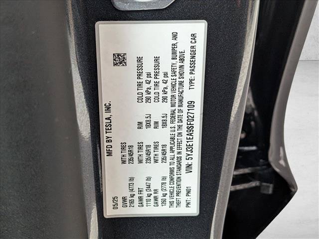Used 2025 Tesla Model 3 Long Range RWD image 24