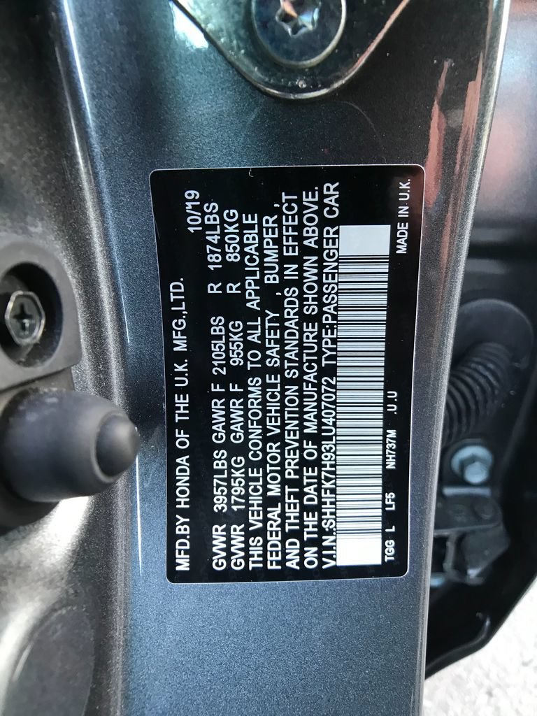 Used 2020 Honda Civic Sport Touring image 18