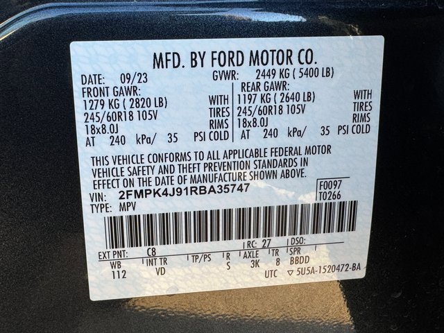 Certified 2024 Ford Edge SEL w/ Convenience Package image 29