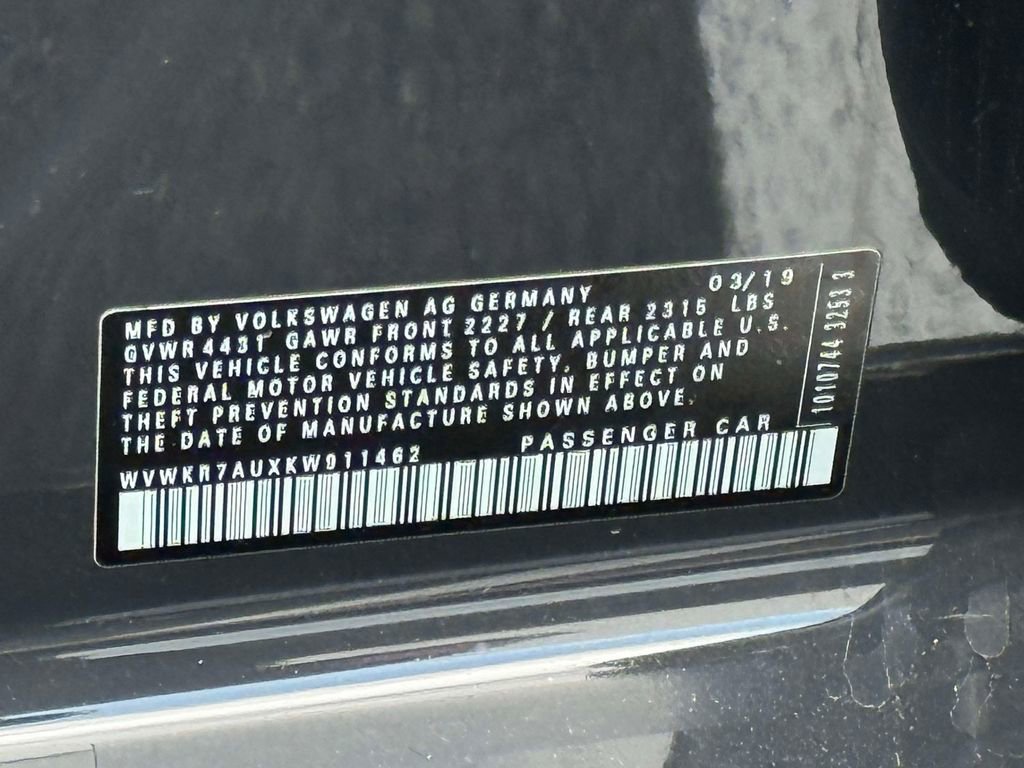 Used 2019 Volkswagen e-Golf SE w/ Driver Assistance Package image 33